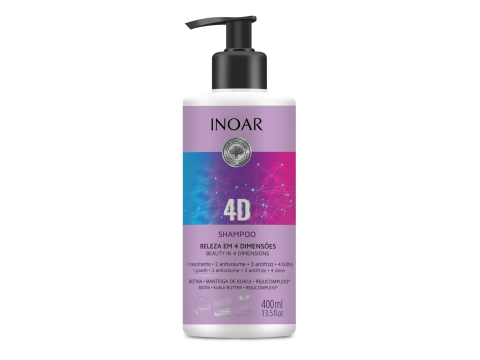 Inoar 4D Shampoo Maitinamasis šampūnas 400ml